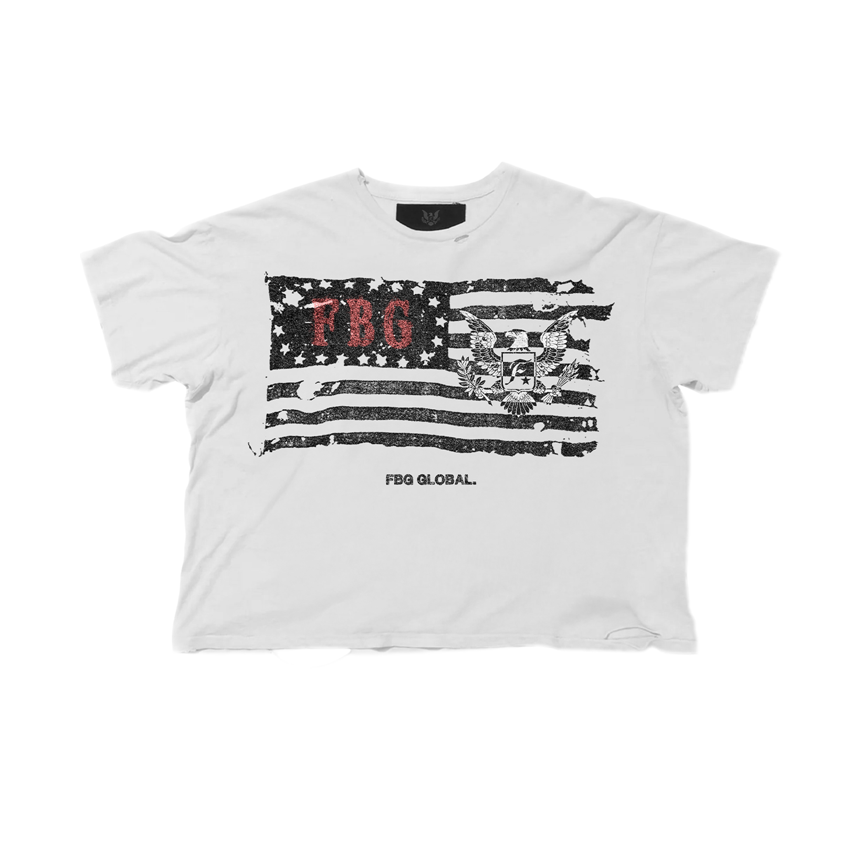 FBG GLOBAL FLAG TEE : WHITE