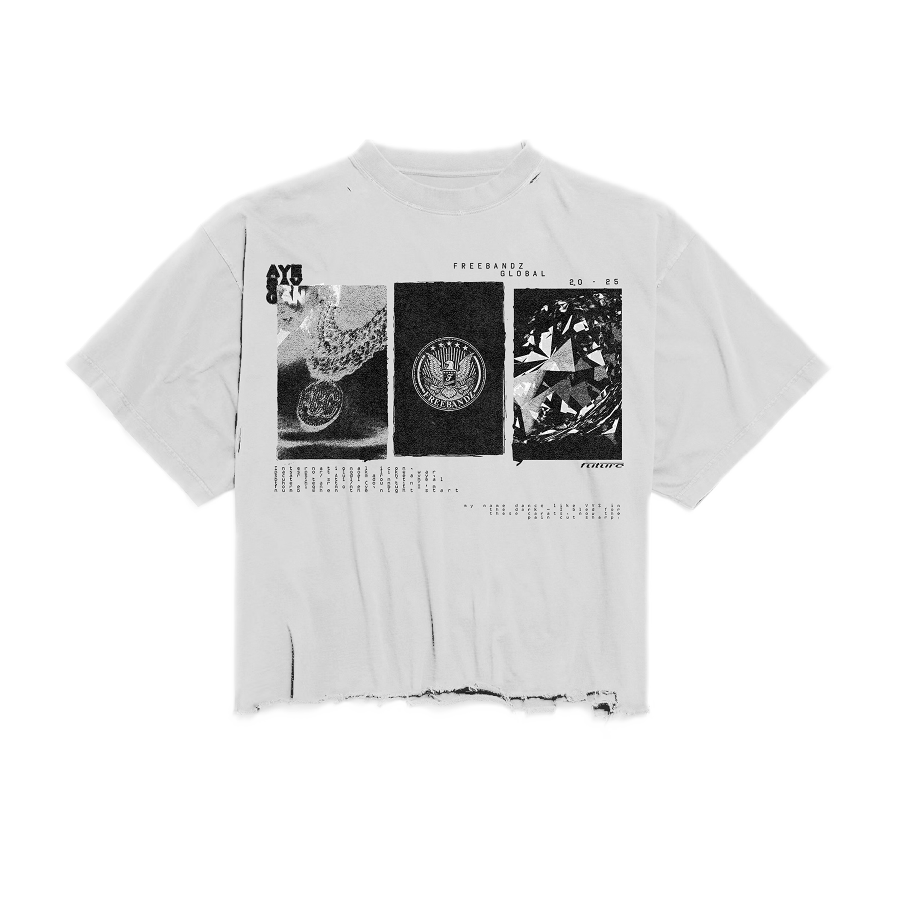 FREEBANDZ PHOTO TEE : WHITE